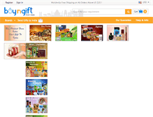 Tablet Screenshot of buyngiftfromindia.com